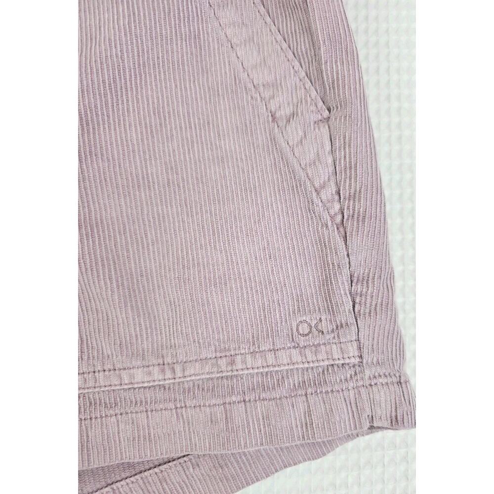 Outerknown ~Woman 27~Seventyseven Cord Shorts Bronze Light Purple Utility Cotton - Picture 9 of 13